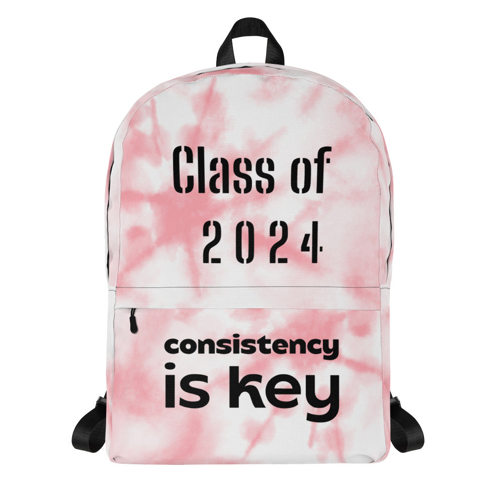 C/o 2024 Backpack (Pink/White)