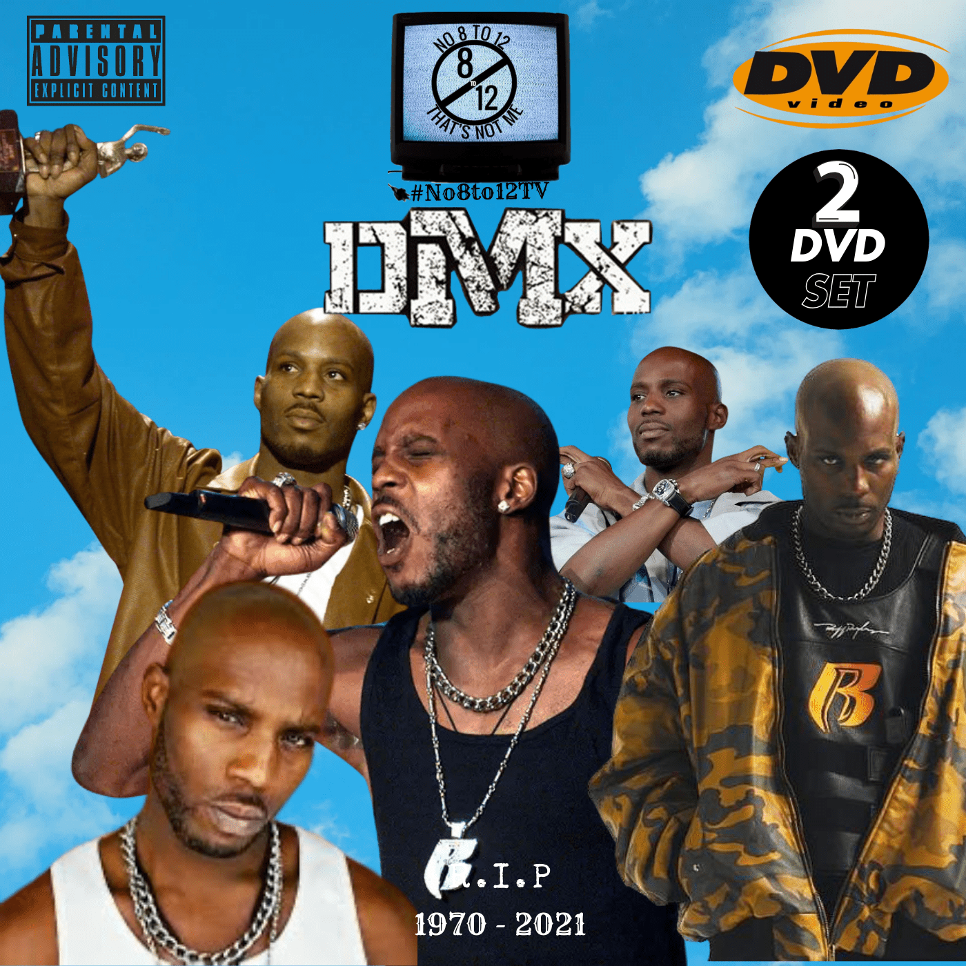 DMX #No8to12TV Video Myxer DVD *2 - disc set* over 40 official music videos featuring DMX (Brand New) - MVP Megastore