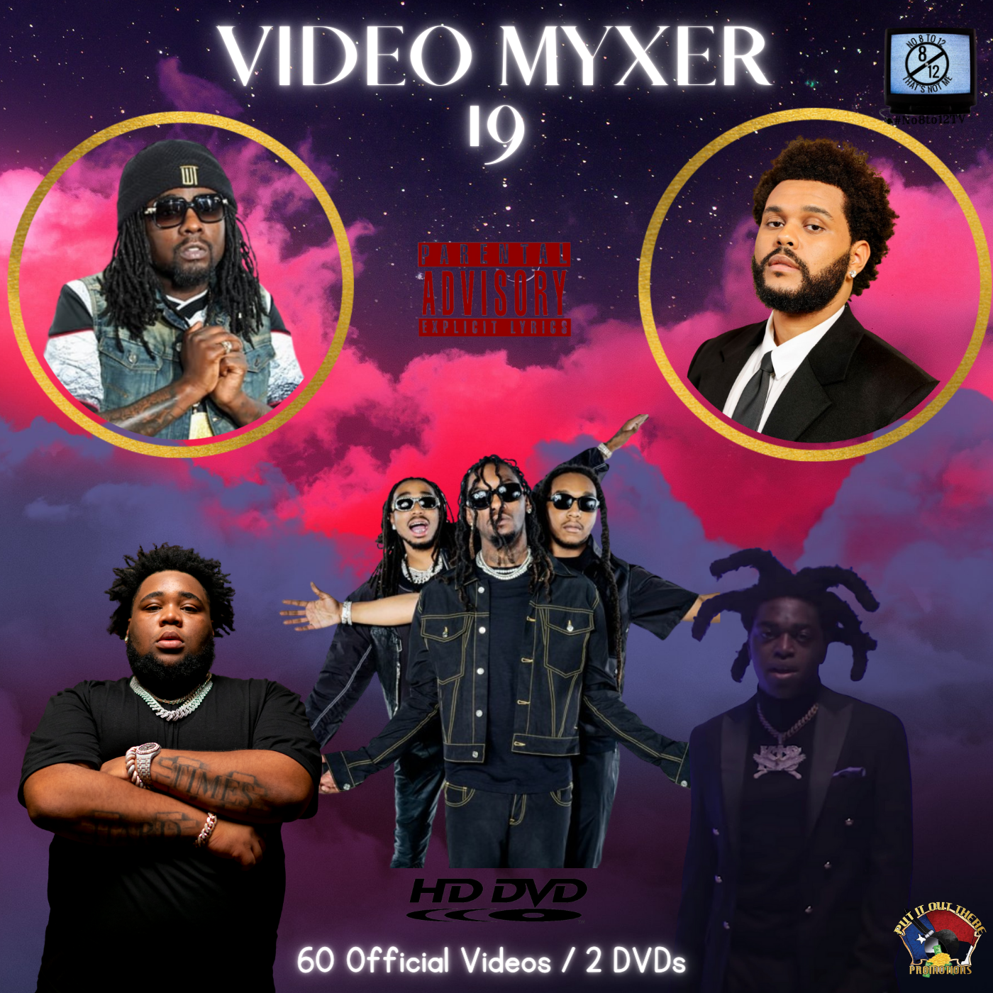 #No8to12TV Video Myxer 19 (Double DVD set)... 60 official music videos