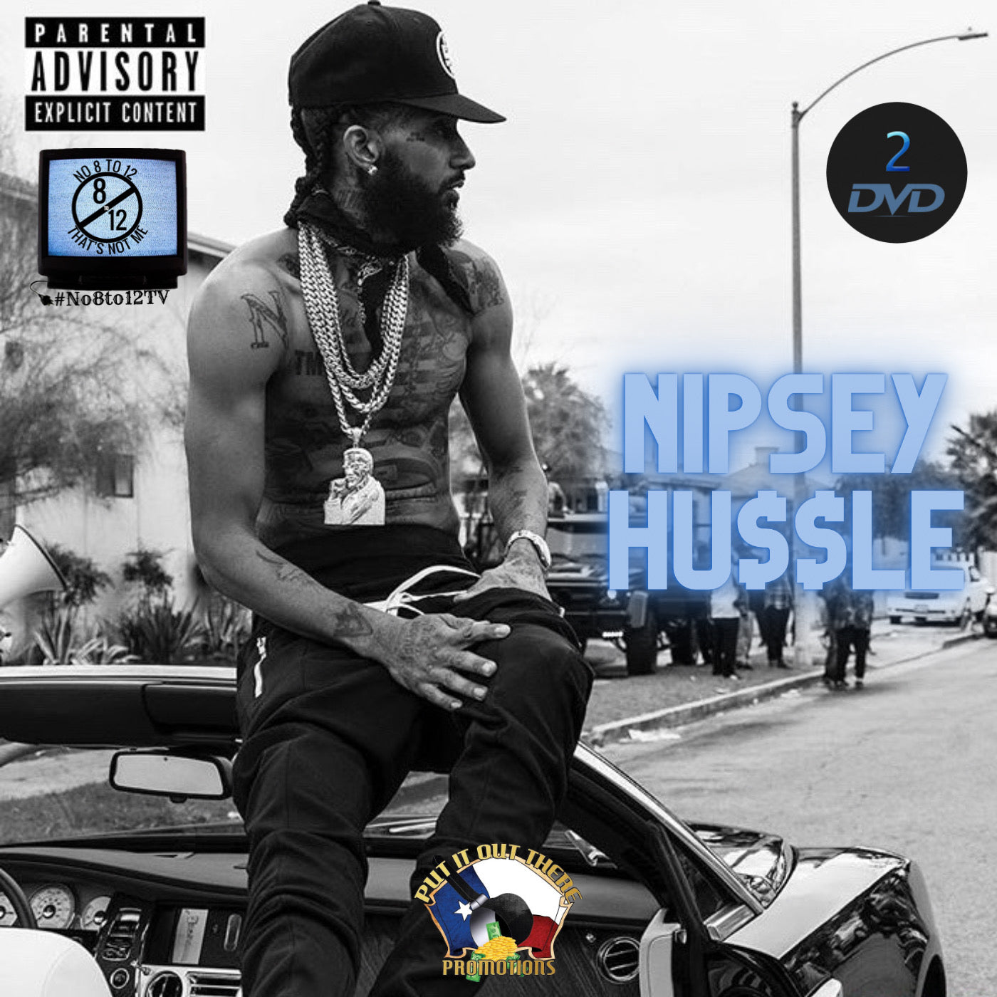 Nipsey Hussle #No8to12TV DVD (Brand New) ..50 Rap & Hip Hop Videos ..2 Disc set
