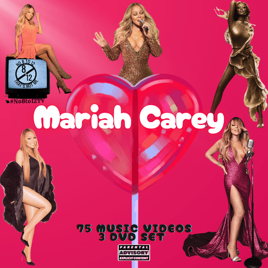 Mariah Carey #No8to12TV Video Myxer *3 DVD set* 75 official music videos featuring MiMi - MVP Megastore