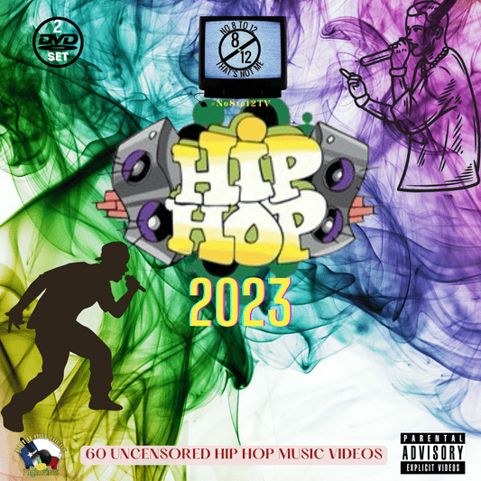 #No8to12TV Hip Hop Hits 2023 Video Myxer ..60 Hip Hop and R&B Videos *2 DVD set* - MVP Megastore