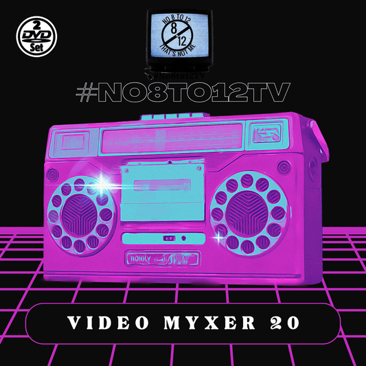 #No8to12TV Video Myxer 20 *2 - disc set* (Brand New) ....50 official Rap, Hip - Hop, R&B music videos - MVP Megastore