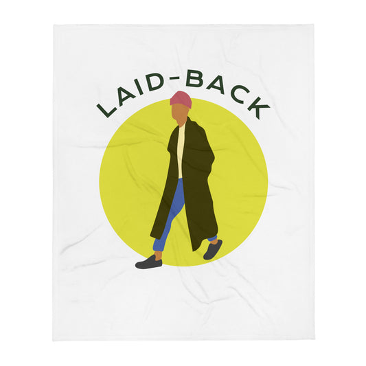 "Laid Back" Throw Blanket