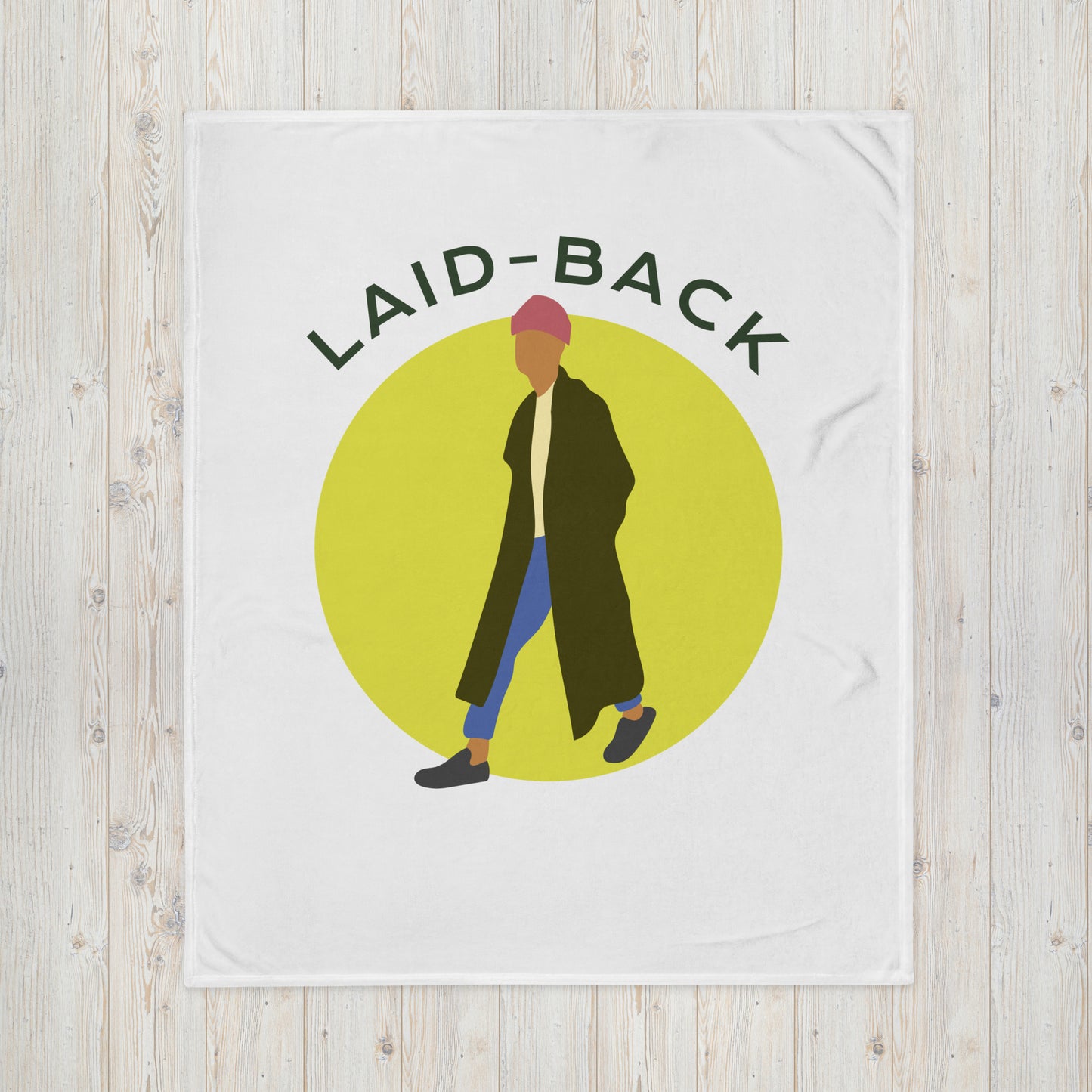 "Laid Back" Throw Blanket